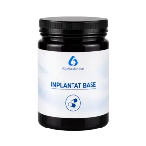 Implantat Base, Dose aus Miron-Violettglas mit Kapseln