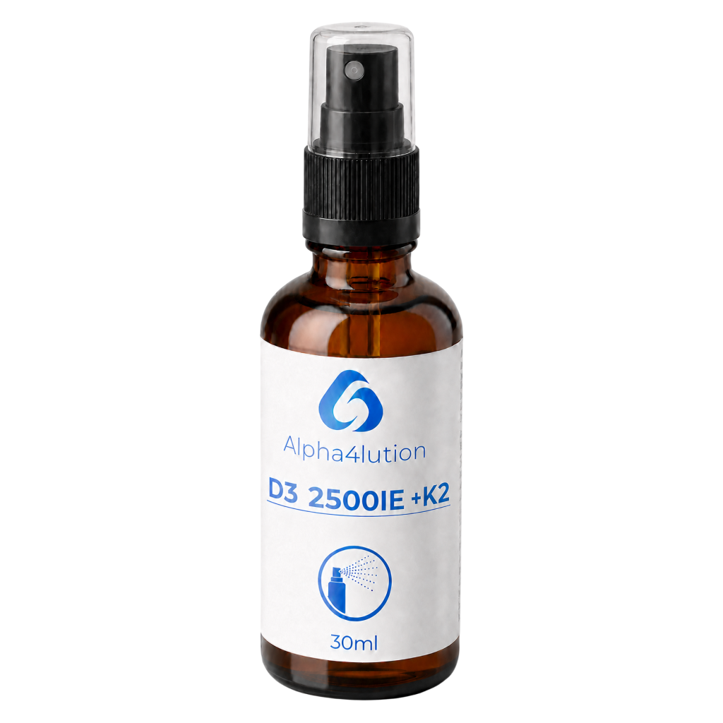 Vitamin D3 + K2 Spray – 2.500 IE D3 und 50 µg K2